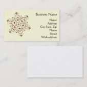 Henna Mandala Visitekaartje (Voorkant / Achterkant)