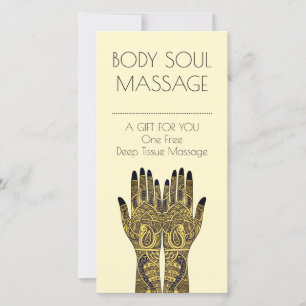 Henna Mehndi Hands Design Cadeaubon Kaart