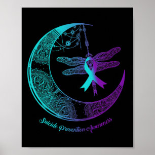 Henna Moon Dragonfly: zelfmoordpreventie Poster