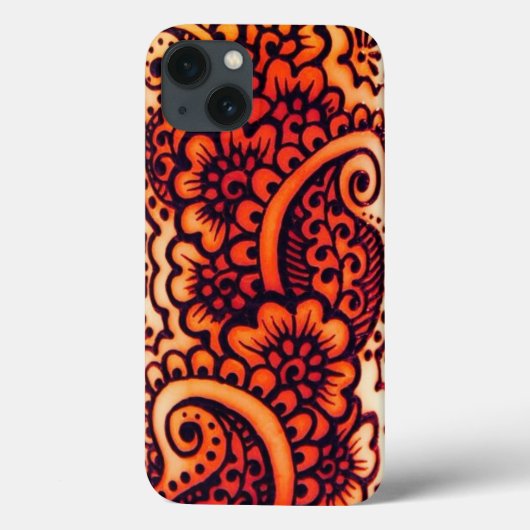 Henna-ontwerp Case-Mate iPhone Case (Achterkant)