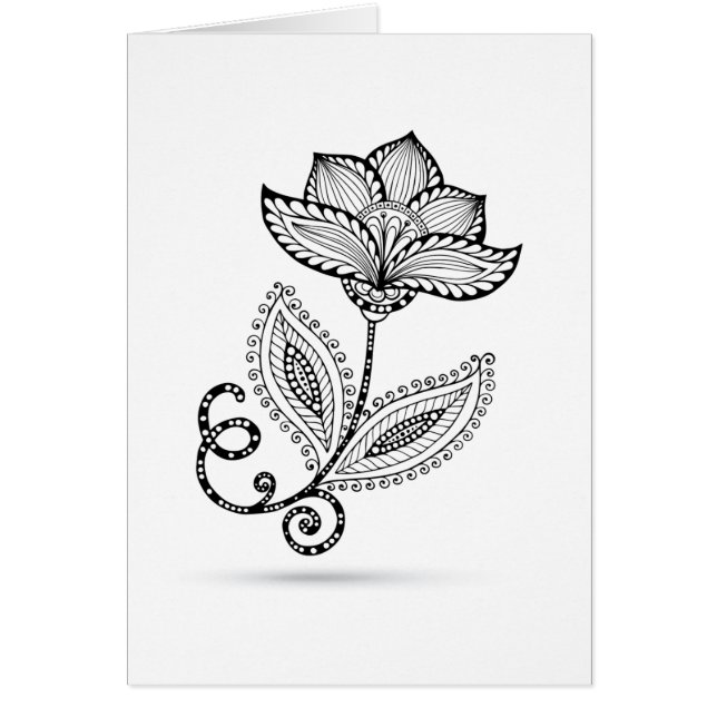 Henna Paisley Mehndi Doodles (Voorkant)