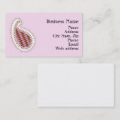 Henna Paisley Visitekaartje (Voorkant / Achterkant)