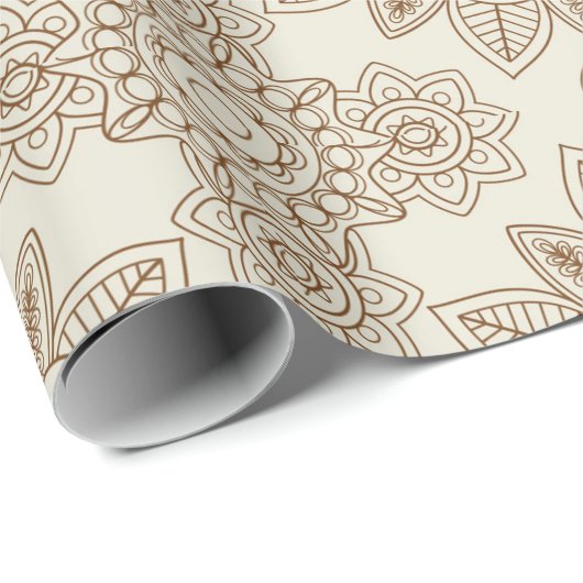 Henna Pattern Cadeaupapier (Rol Hoek)