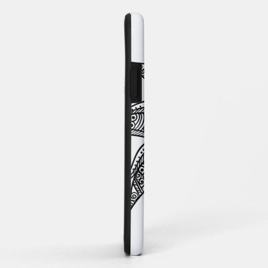 Henna-stijl Sun Tattoo Thunder_Cove Case-Mate iPhone Case (Achterkant/rechts)