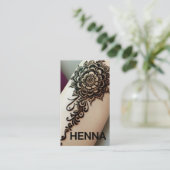 Henna Tattoos Visitekaartje (Staand voorkant)