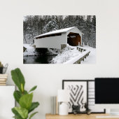 Henninger Covered Bridge Poster (Thuiskantoor)