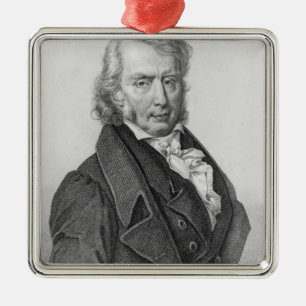 Henri Benjamin Constant de Rebecca als plaatsverva Metalen Ornament