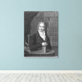 Henri Benjamin Constant de Rebecca Canvas Afdruk (Insitu (Houten vloer))