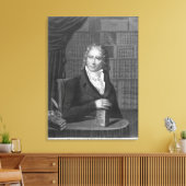 Henri Benjamin Constant de Rebecca Canvas Afdruk (Insitu (Woonkamer))