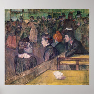 Henri de Toulouse-Lautrec Bij de Moulin de la Ga Poster