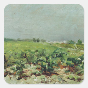 Henri de Toulouse-Lautrec Celeyran, Uitzicht van Vierkante Sticker