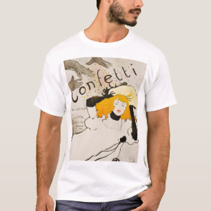 Henri de Toulouse-Lautrec CONFETTI Art T-shirt