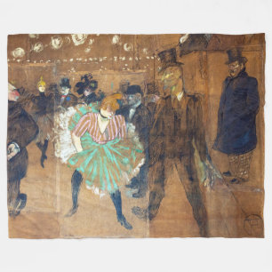 Henri de Toulouse-Lautrec - Dance at the Rouge Fleece Deken