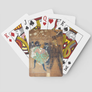 Henri de Toulouse-Lautrec - Dansen bij de Rouge Pokerkaarten
