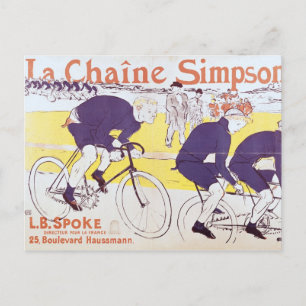 Henri de Toulouse-Lautrec De Simpson-keten, 189 Briefkaart