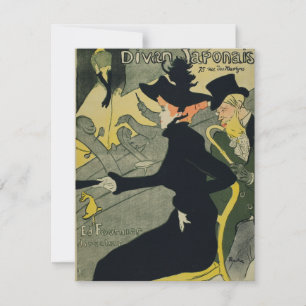 Henri De Toulouse Lautrec - Divan Japonais Bedankkaart