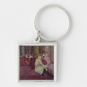 Henri de Toulouse-Lautrec In de Salon bij de Ru Sleutelhanger