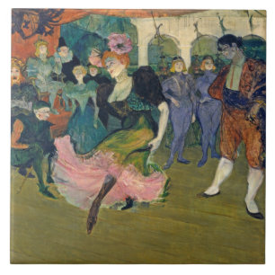 Henri de Toulouse-Lautrec Kaart: Magellans reis Tegeltje