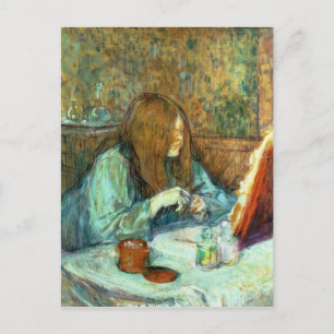 Henri de Toulouse-Lautrec Madame Poupoule bij ha Briefkaart