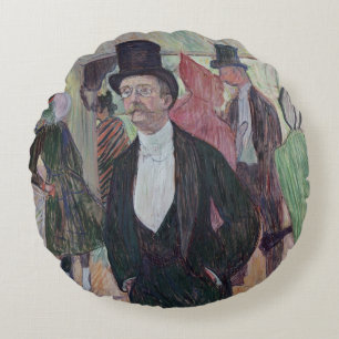 Henri de Toulouse-Lautrec Monsieur Fourcade, 188 Rond Kussen