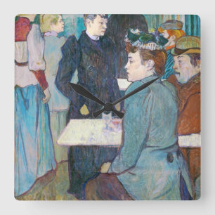 Henri de Toulouse-Lautrec   Moulin de la Galette Vierkante Klok