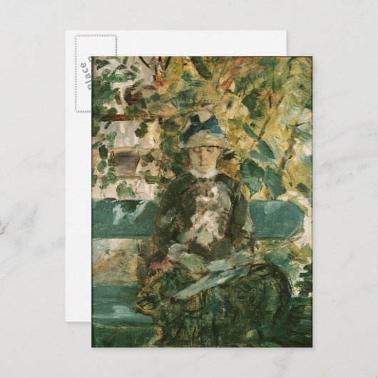 Henri de Toulouse-Lautrec | Portret van Adele Tapi Briefkaart (Voorkant / Achterkant)