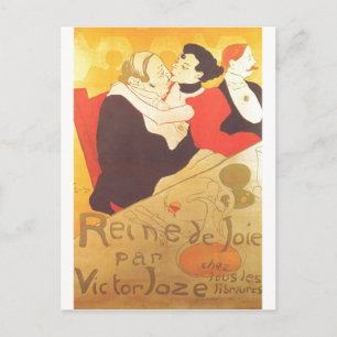 Henri de Toulouse-Lautrec Reine de Joie Briefkaart