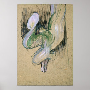 Henri de Toulouse-Lautrec Studie naar Loie Fulle Poster