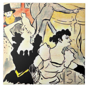 Henri de Toulouse-Lautrec, The Ball Tegeltje