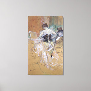 Henri de Toulouse-Lautrec Vrouw bij haar Toilet, Canvas Afdruk