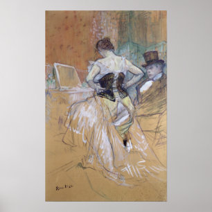 Henri de Toulouse-Lautrec Vrouw bij haar Toilet, Poster