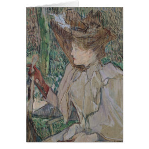 Henri de Toulouse-Lautrec Vrouw met handschoenen