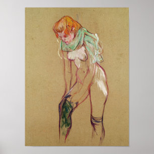 Henri de Toulouse-Lautrec   Vrouwen trekken haar S Poster