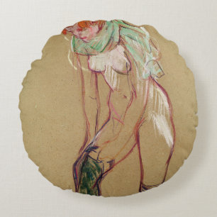 Henri de Toulouse-Lautrec Vrouwen trekken haar S Rond Kussen