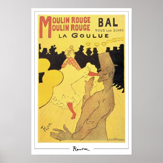 Henri de Toulouse-Lautrec Zedign Art Poster #409 (Devant)