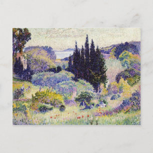 Henri-Edmond Cross-Cypress, april Briefkaart