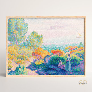 Henri Edmond Cross Twee Vrouwen door de Kust Schil Poster