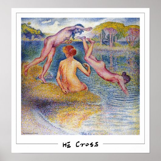Henri-Edmond Cross Zedign Art Poster #14 (Voorkant)
