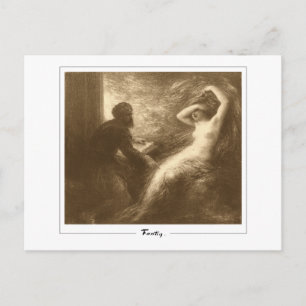 Henri Fantin-Latour #454 - Carte postale d'art fin
