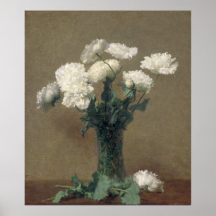 Henri Fantin Latour  Poppies Poster