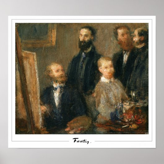 Henri Fantin-Latour Zedign Affiche d'art #5 (Devant)