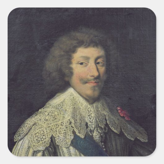 Henri II Duke of Montmorency Vierkante Sticker (Voorkant)