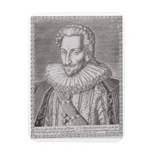 Henri IV (1553-1610) als koning van Navarra, 1589  Magneet