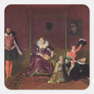 Henri IV King of France and Navarre Play Vierkante Sticker