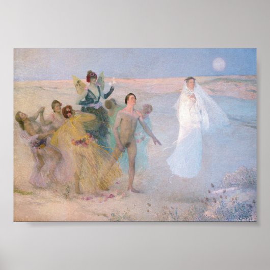 Henri-Jean Guillaume Martin, Man deugd Poster (Voorkant)