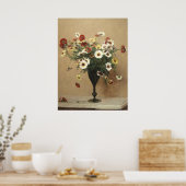  Henri Latour Flowers chrysanthema Poster (Keuken)