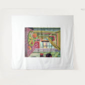 Henri Matisse art style Wandkleed (Voorkant (horizontaal))