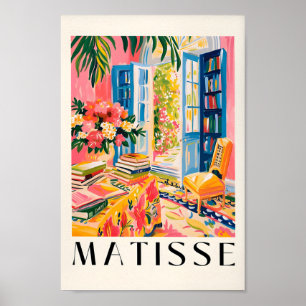 Henri Matisse Bookish Art Print, esthetische bibli Poster