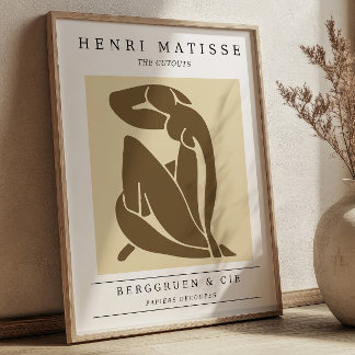 Henri Matisse Cutouts Retro Exhibition Poster