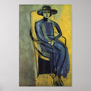 Henri Matisse - Portret van Greta Prozor - 1916 Poster